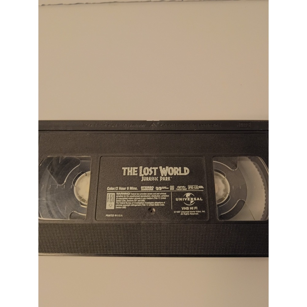The Lost World: Jurassic Park (VHS, 1997) Jeff Goldblum, Julianne Moore tapeonly